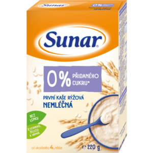 Sunar první kaše rýžová nemléčná 220 g obraz