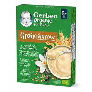 Gerber Organic nemléčná kaše s příchutí vanilky 200 g obraz