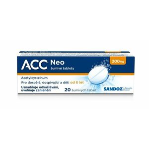ACC ® NEO 200 mg šumivé 20 tablet 20 šumivých tablet obraz