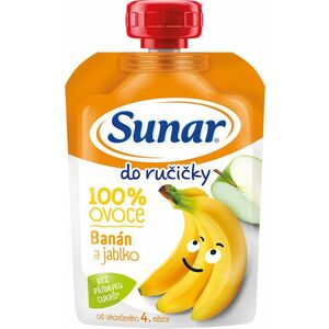 Sunar Do ručičky ovocná kapsička banán 4m+ 100 g obraz