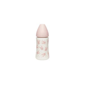Suavinex Hygge Premium Láhev 3P králík - růžová 270 ml obraz