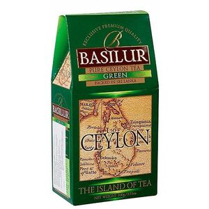 Basilur Island of Tea Ceylon Green papír 100 g obraz
