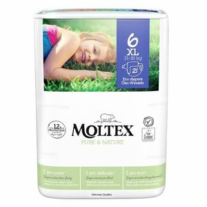 Moltex Pure & Nature plenky XL 13-18 kg 21 ks obraz