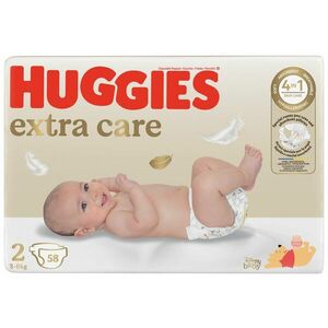 Huggies Extra Care 2, 58 ks obraz
