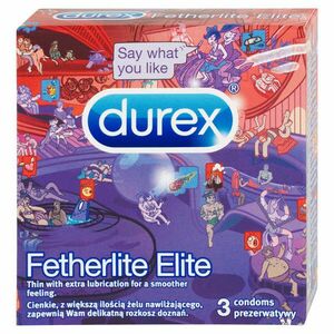 Durex Fetherlite Elite Kondomy 3 ks obraz