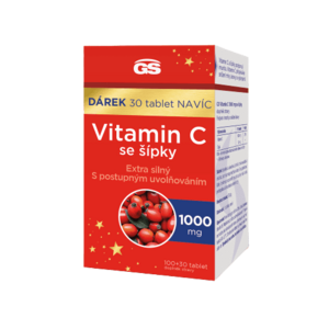 GS Vitamin C 1000 mg se šípky 130 tablety obraz