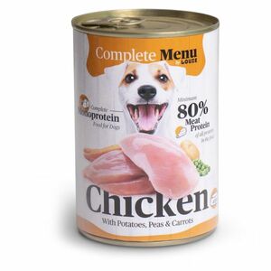 LOUIE Complete Menu kuřecí se zeleninou konzerva pro psy 400 g obraz