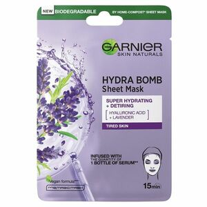 GARNIER Skin Naturals Hydra Bomb Textilní maska Levandule 28 g obraz