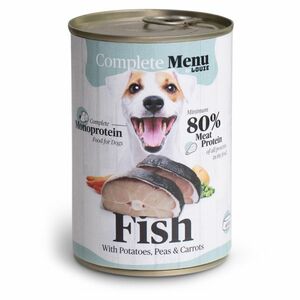 LOUIE Complete Menu rybí se zeleninou konzerva pro psy 400 g obraz