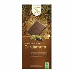 GEPA Mléčná čokoláda s kardamomem BIO 100 g obraz