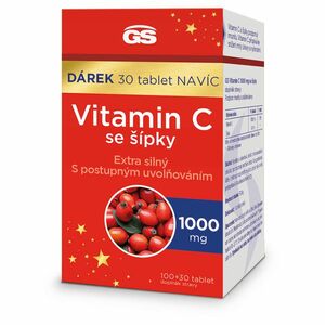 GS Vitamin C se šípky 1000 mg 100 + 30 tablet NAVÍC obraz
