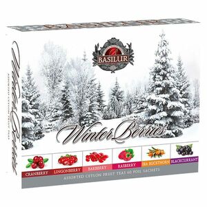 BASILUR Winter berries assorted kolekce černých čajů 60 gastro sáčků obraz
