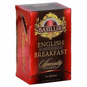 BASILUR Specialty English Breakfast černý čaj 20 sáčků obraz
