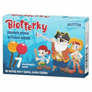 BIOTTER Biotterky vitamínová lízátka Piráti 7 kusů obraz