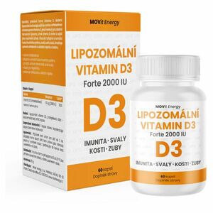 MOVIT ENERGY Lipozomální vitamin D3 forte 2000 IU 60 vegetariánských kapslí obraz