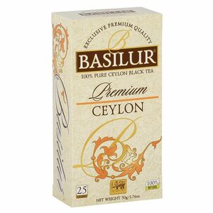 BASILUR Premium Ceylon černý čaj 25 sáčků obraz