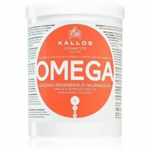 Kallos Omega vyživující maska na vlasy s omega 6 komplexem a makadamia olejem 1000 ml obraz