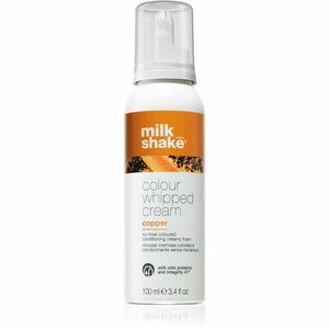 Milk Shake Colour Whipped Cream tónovací pěna pro všechny typy vlasů Copper 100 ml obraz