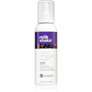 Milk Shake Colour Whipped Cream tónovací pěna pro všechny typy vlasů Violet 100 ml obraz