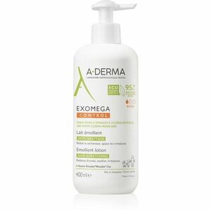 A-Derma Exomega Control tělové mléko proti podráždění a svědění pokožky 400 ml obraz