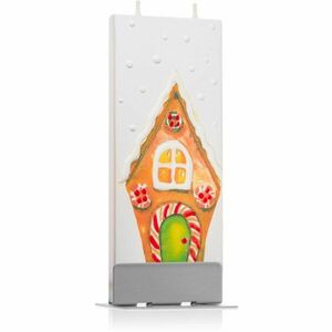 Flatyz Holiday Gingerbread House dekorativní svíčka 6x15 cm obraz