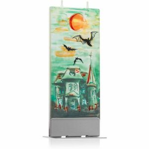 Flatyz Holiday Haunted House and Bats dekorativní svíčka 6x15 cm obraz
