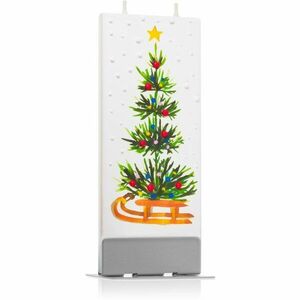 Flatyz Holiday Christmas Tree on Sledges dekorativní svíčka 6x15 g obraz