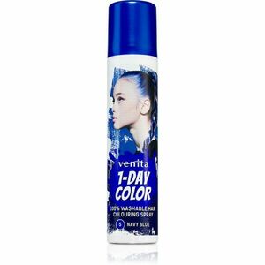 Venita 1-Day Color barevný sprej na vlasy odstín No. 5 - Navy Blue 50 ml obraz