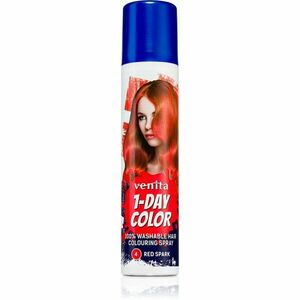 Venita 1-Day Color barevný sprej na vlasy odstín No. 4 - Red Spark 50 ml obraz