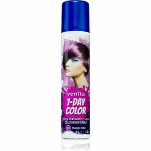 Venita 1-Day Color barevný sprej na vlasy odstín No. 13 - Magic Pink 50 ml obraz