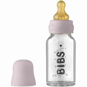 BIBS Baby Glass Bottle 110 ml kojenecká láhev Dusky Lilac 110 ml obraz