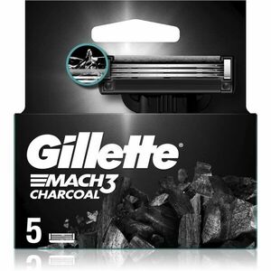 Gillette Mach3 Charcoal náhradní břity 5 ks obraz