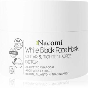 Nacomi White & Black čisticí pleťová maska 50 ml obraz