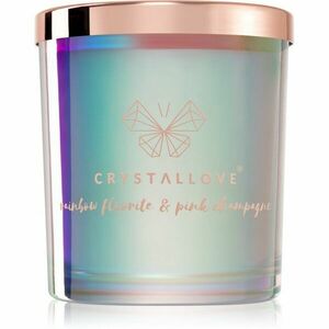 Crystallove Crystalized Scented Candle Rainbow Fluorite vonná svíčka 220 g obraz