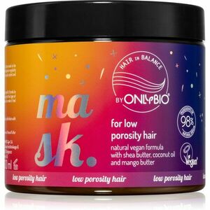 OnlyBio Hair in Balance maska na vlasy pro normální až suché vlasy 400 ml obraz
