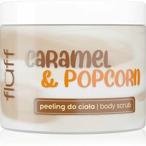 Fluff Caramel & Popcorn tělový peeling 160 ml obraz