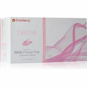 Cranberry Cerise Pink nitrilové nepudrované rukavice velikost S 2x100 ks obraz