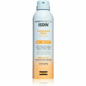 ISDIN Transparent Spray Wet Skin opalovací sprej SPF 50 250 ml obraz