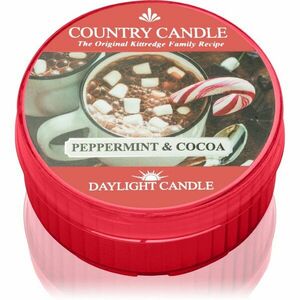 Country Candle Peppermint & Cocoa čajová svíčka 42 g obraz