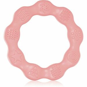 BabyOno Be Active Silicone Teether Ring kousátko Pink 1 ks obraz