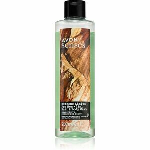 Avon Senses Extreme Limits sprchový gel a šampon 2 v 1 250 ml obraz