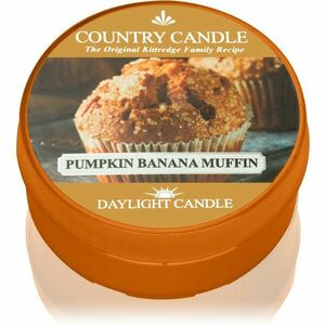 Country Candle Pumpkin Banana Muffin čajová svíčka 42 g obraz