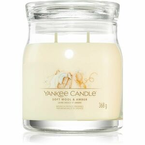 Yankee Candle Soft Wool & Amber vonná svíčka 368 g obraz