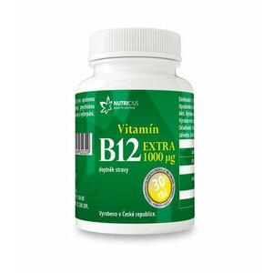Nutricius Vitamín B12 EXTRA 1000 mcg 30 tablet obraz