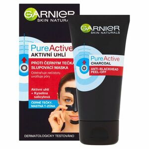 Garnier Skin Naturals PureActive slupovací maska proti černým tečkám 50 ml obraz