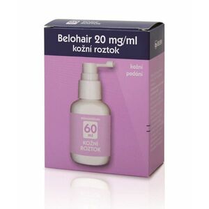 Belohair 20 mg/ml kožní roztok 60 ml obraz