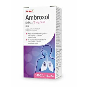 Dr. Max Ambroxol 15 mg/5 ml sirup 100 ml obraz