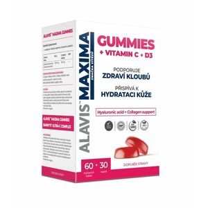 Alavis Maxima Gummies Vitamin C + D3 60 žvýkacích tablet + 30 kapslí obraz