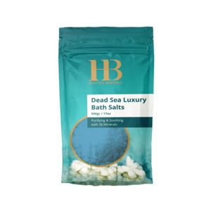 H&B Dead Sea Minerals Sůl do koupele Levandule modrá 500 g obraz