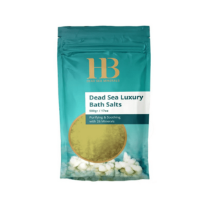H&B Dead Sea Minerals Sůl do koupele Žlutá vanilka 500 g obraz
